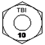 Class 10 nut grade identification marking